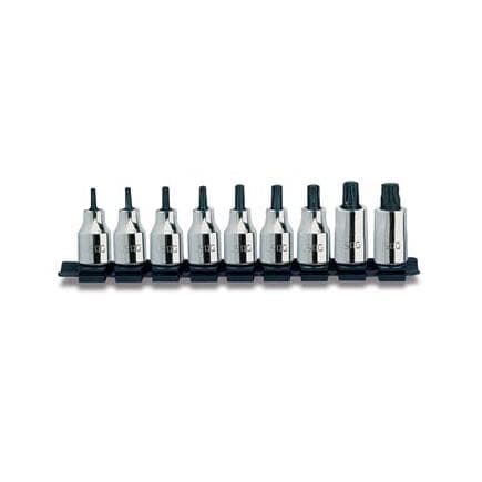 USAG U02332551 - Jeu de 9 clés à douille 1/2'' pour vis TORX®