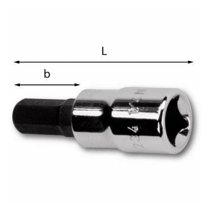 USAG U02342008 - Clé à douille 1/2" pour vis à six pans creux