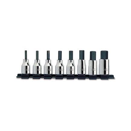 USAG U02341510 - Jeu de 8 clés à douille 3/8" pour vis à six pans creux