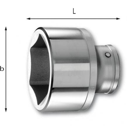 USAG U02354106 - Clé à douille 1'' à bouche hexagonale FULLCONTACT