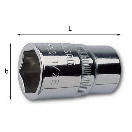 USAG U02352105 - Clé à douille 1/2'' 6 pans FULLCONTACT