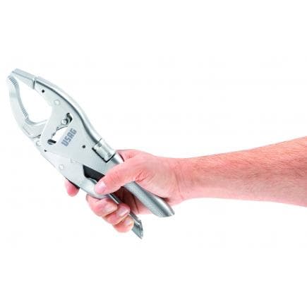 USAG U01350510 - Pince multiprise autobloquante à crémaillère autobloquante, à mâchoires longues