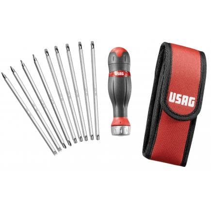 USAG U03330043 - Assortimento COMBIDRIVE in astuccio di nylon (10 pz)