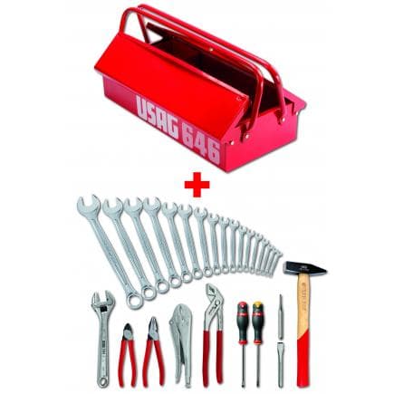 USAG U06460005 - Boîte 646-2V avec assortiment (30 pièces)