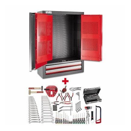 USAG U05020030 - ARMOIRE AVEC ASSORTIMENT 496 B5 POUR RÉPARATION AUTO (118 PIÈCES)