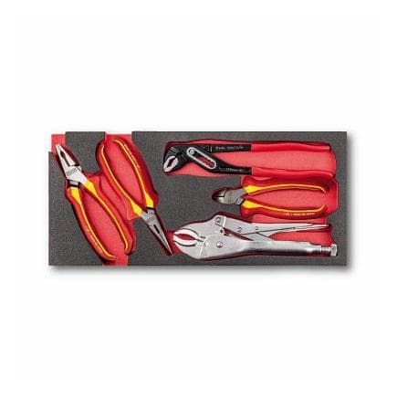 USAG U05191010 - Jeu de pinces et pinces coupantes en module de mousse (5 pièces)