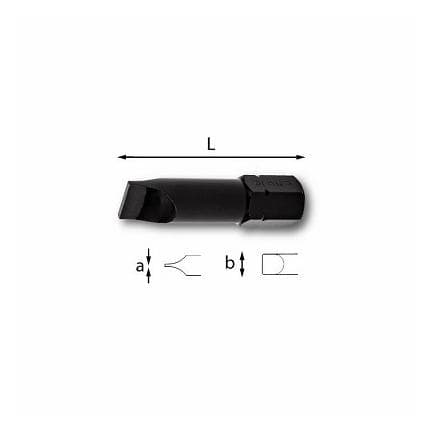 USAG U06870001 - EMBOUTS MACHINE POUR VIS À FENTE - ATTACHEMENT 1/2''