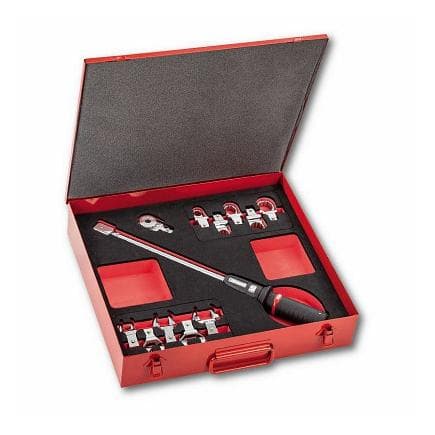 USAG U08112004 - ASSORTIMENT EN COFFRET DE TÔLE D'OUTILS DYNAMOMÉTRIQUES (12 PIÈCES)