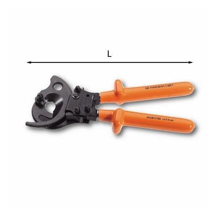 USAG U00820110 - COUPE-CÂBLES À CLIQUET POUR CÂBLES EN CUIVRE ET ALUMINIUM 1000 V