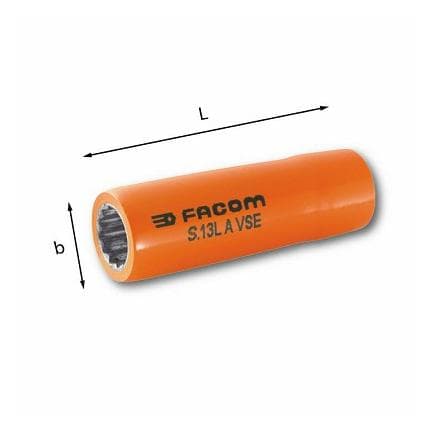 USAG U00980133 - CLÉS À DOUILLE 12 PANS 1000 V