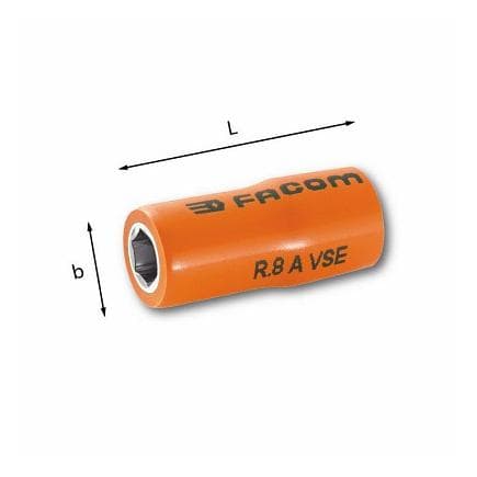 USAG U00980310 - CLÉS À DOUILLE 6 PANS 1000 V