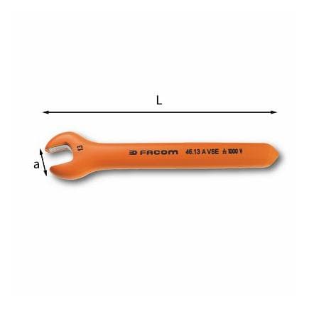 USAG U00990108 - CLÉ À FOURCHE 1000 V