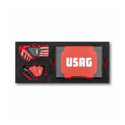USAG U05191013 - Jeu de clés Allen et embouts de vissage (117 pièces)