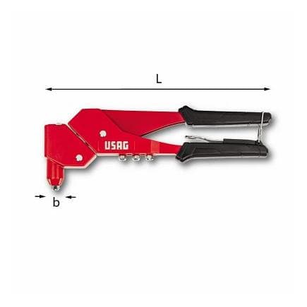 USAG U09950006 - Riveteuse à tête réglable