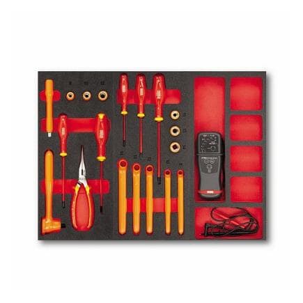 USAG U04958010 - Assortiment pour la sécurité et la maintenance des cellules de batterie (20 pièces) - 1 tiroir