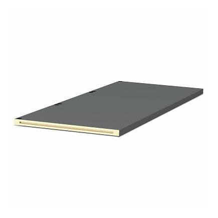 USAG U50100155 - Plateau en bois et acier inoxydable