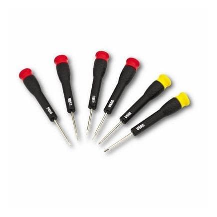 USAG U03410018 - JEU DE 6 TOURNEVIS DE PRÉCISION POUR VIS À FENTE ET VIS CRUCIFORMES PHILLIPS®