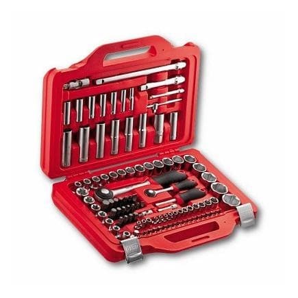 USAG U06010011 - ASSORTIMENT EN COFFRET MODULAIRE AVEC DOUILLES 6 PANS ET EMBOUTS DE VISSAGE (100 pièces)