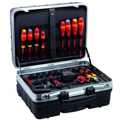 USAG U00010115 - Chariot à outils avec assortiment pour l'électrotechnique (14 pièces)
