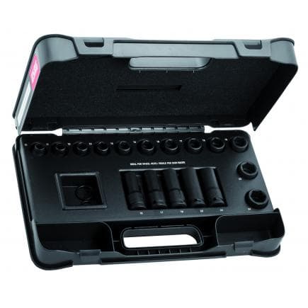 USAG U02359281 - Jeu de 21 douilles impact en coffret ABS