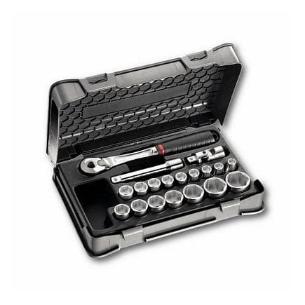 USAG U06060308 - Assortiment en coffret ABS de douilles 6 pans (23 pièces)