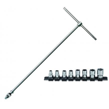 USAG U02730205 - Clé en T articulée avec 8 douilles 6 pans