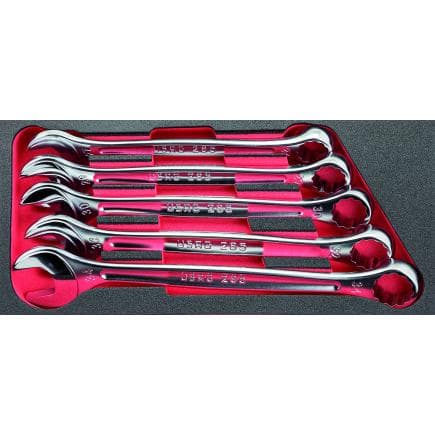 USAG U05190943 - Assortiment de clés mixtes (5 pièces) module en mousse