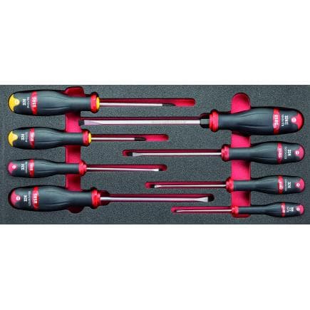 USAG U05190910 - Jeu de tournevis en module mousse (8 pièces)