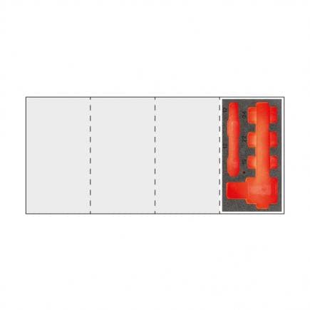 USAG U05191030Q - Module mousse bicolore vide pour module 519 M 688