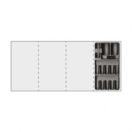 USAG U05190687Q - Module thermoformé vide pour module 519/687C16