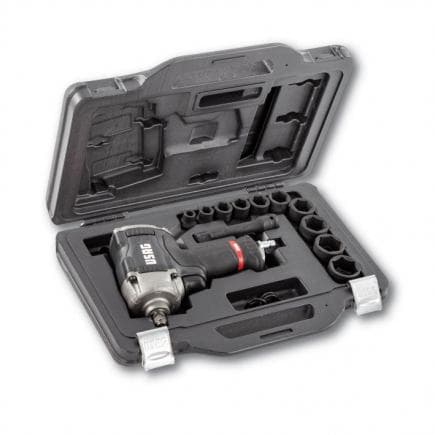 USAG U09290005 - Assortiment en coffret modulaire avec clé à chocs 1/2'' et douilles impact (12 pièces)