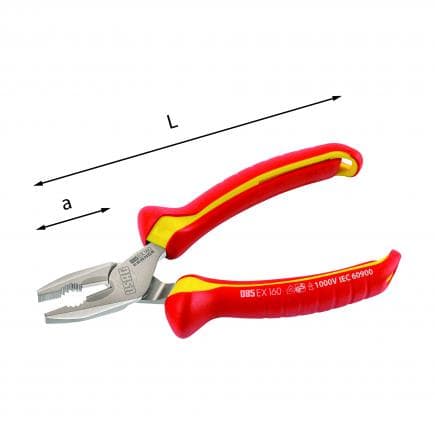 USAG U00850110D - Pinces isolées universelles 1000 V