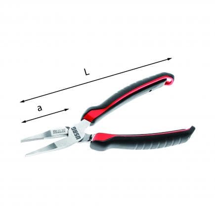 USAG U01310150D - Pinces à becs plats extra-longs, droits
