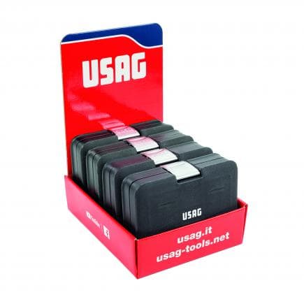 USAG U02351530 - Présentoir de comptoir avec 4 coffrets de douilles 235 1/2 MBC10/B4