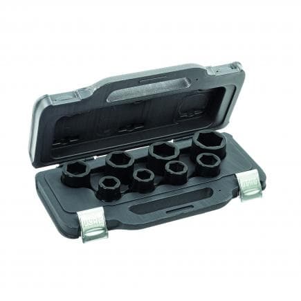 USAG U02359286 - Jeu de douilles impact 6 pans 3/4'' en coffret (8 pièces)