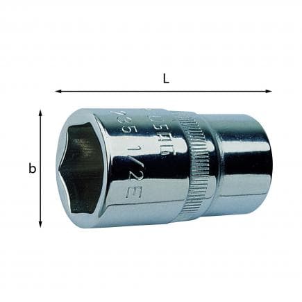 USAG U02352103D - Clés à douille 1/2'' 6 pans