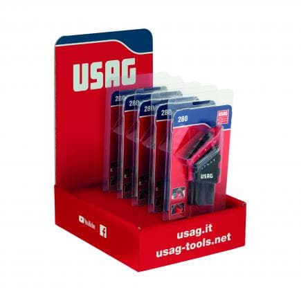 USAG U02800831 - Présentoir de comptoir avec 5 jeux de clés mâles 280 N/S9