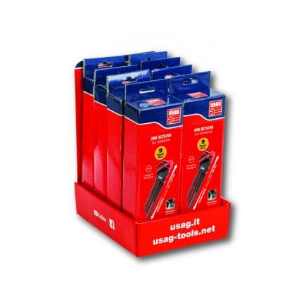 USAG U02800385 - Présentoir de comptoir avec 8 jeux de clés mâles 280 XLTS/S9