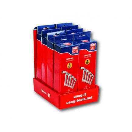USAG U02890290 - Présentoir avec jeu de 8 clés à douille double 289 N/SE5