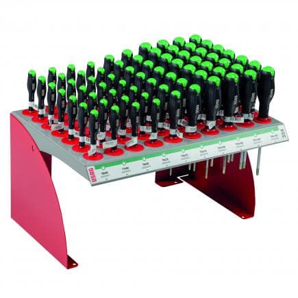 USAG U03240636 - Etagère avec tournevis Torx pour établi (100 pcs.)