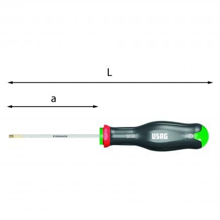 USAG U03240486D - Tournevis pour vis Torx® inviolables