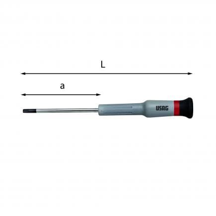 USAG U03290042D - Micro-tournevis pour vis PhillipsTorx