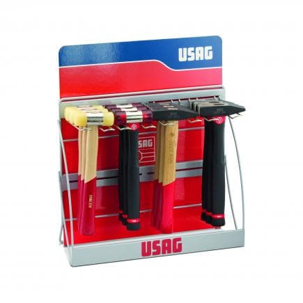 USAG U03769001 - Présentoir avec marteaux et maillets (20 pièces)