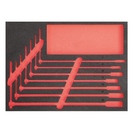 USAG U05191051Q - Module en mousse bicolore pour pour clés en T articulées (vide)