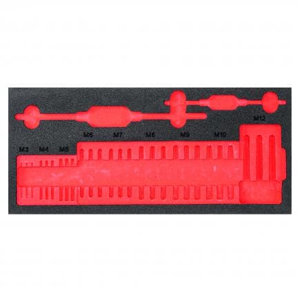 USAG U05191056Q - Module en mousse bicolore pour clés à molette et matrices (vide)