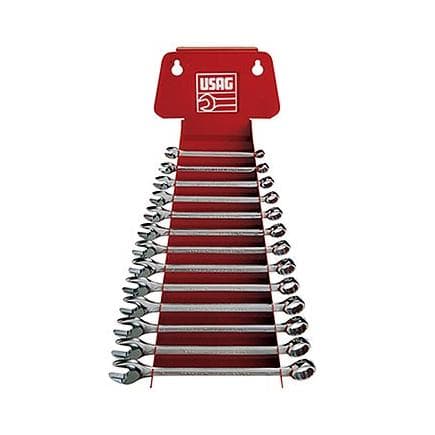 USAG U02850871 - Jeu de 13 clés anglaises mixtes