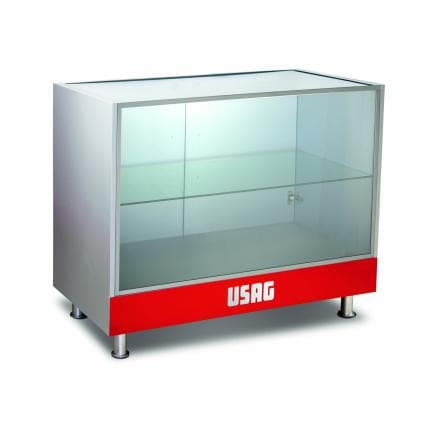 USAG U60020063 - Présentoir de comptoir avec verre frontal et supérieur