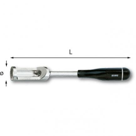 USAG U04410009 - Outil pour ressorts de mâchoires de frein