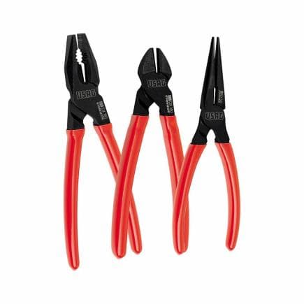 USAG U01500214 - Jeu de pinces coupantes diagonales et de pinces (3 pcs.)
