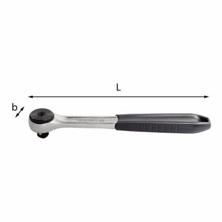 USAG U02370136 - 1/2" Cliquet reversible 260mm